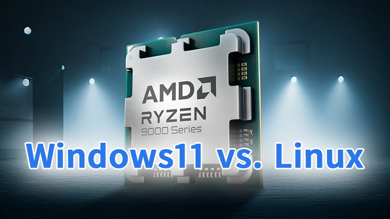 AMD Ryzen  Windows11 vs. Linux