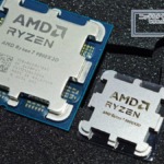 AMD Ryzen 7 9800X3D CPUとキーホルダー