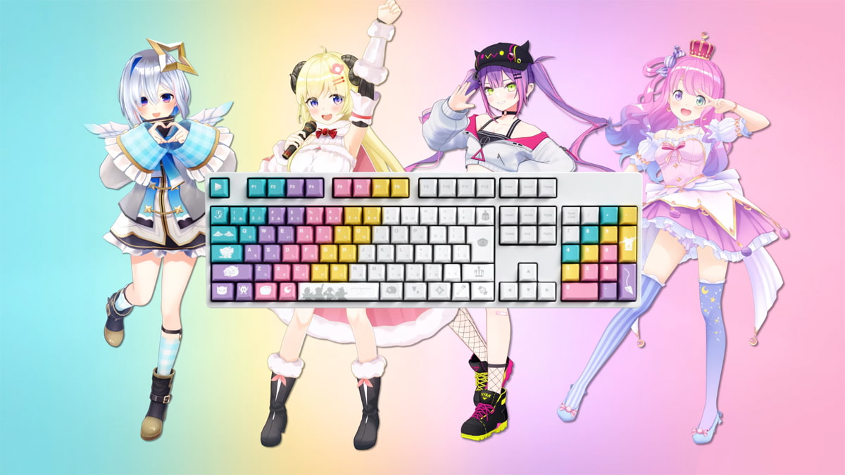 HYTE hololive Gen4 Keycaps